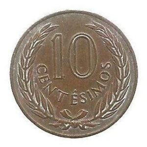 MOEDA DO URUGUAI 10 CENTAVOS 1960 KM 39
