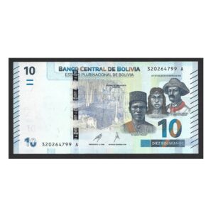 CÉDULA DA BOLÍVIA 10 BOLIVIANOS FE
