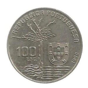 MOEDA DE PORTUGAL 100 ESCUDOS 1990 KM 656