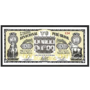 CÉDULA DE FANTASIA CONFERÊNCIA NUMISMÁTICA