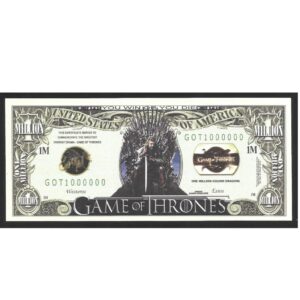 CÉDULA DE FANTASIA GAMES OF THRONES