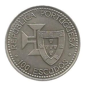 MOEDA DE PORTUGAL 100 ESCUDOS 1989 KM 647