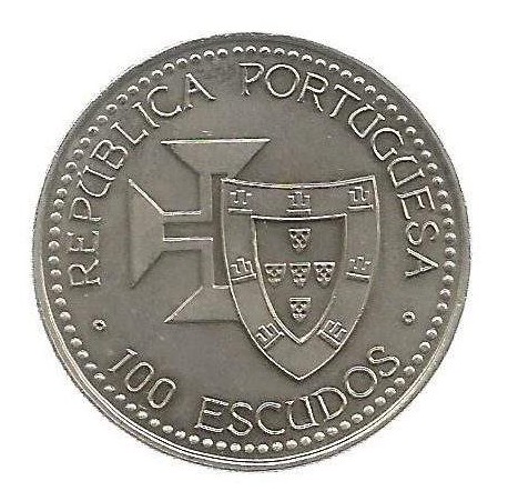 MOEDA DE PORTUGAL 100 ESCUDOS 1989 KM 647
