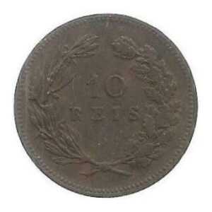 MOEDA DE PORTUGAL 10 RÉIS 1891 KM 532