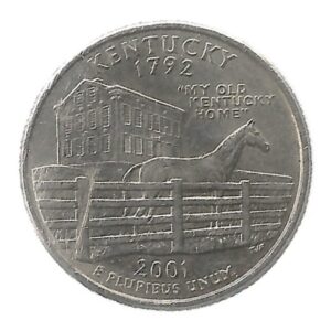 MEDA DOS EUA 25 C/QUARTER 2001 P KM 322