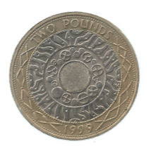 MOEDA DO REINO UNIDO 2 POUNDS 1999