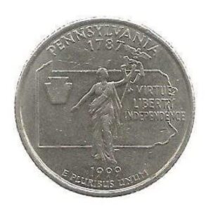MOEDA DOS EUA 25 CENTS / QUARTER 1999 D