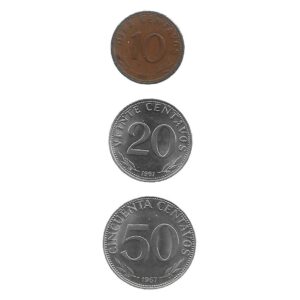 MOEDAS DA BOLÍVIA 1968