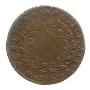 MOEDA DE PORTUGAL 40 RÉIS 1830 KM 391