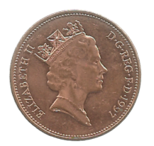 MOEDA DO REINO UNIDO 2 PENCE 1997 KM 936 A