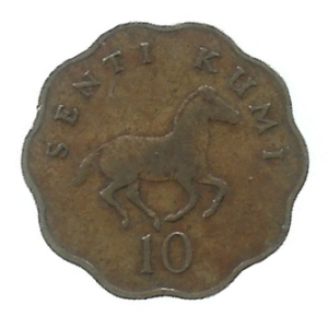 MOEDA DA TANZÂNIA 10 SENTI 1977 KM 11