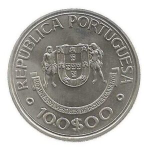 MOEDA DE PORTUGAL 100 ESCUDOS 1989 KM 646