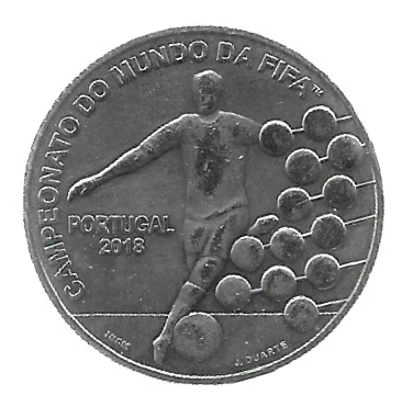 MOEDA DE PORTUGAL 2,5 EUROS 2018 KM 888 - Imagem 2