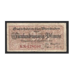 NOTGELD DA ALEMANHA 1919 BC/MBC