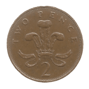 MOEDA DO REINO UNIDO 2 PENCE 1990 KM 936