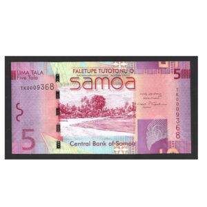 CÉDULA DE SAMOA 5 TALA FE