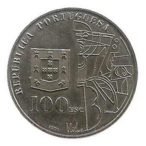 MOEDA DE PORTUGAL 100 ESCUDOS 1987 KM 644