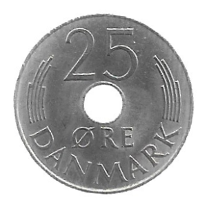 MOEDA DA DINAMARCA 25 ORE 1979 KM 861