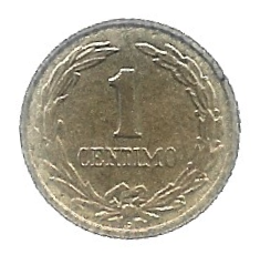 MOEDA DO PARAGUAI 1 CENTAVO 1950 KM 20