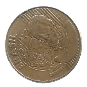 MOEDA DO BRASIL 25 CENTAVOS 2006 V 526