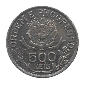 MOEDA DO BRASIL 500 RÉIS 1913 P 706 MBC/SOB