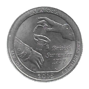 MOEDA DOS EUA 25 CENTS / QUARTER 2015 P KM 601