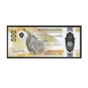 CÉDULA DAS FILIPINAS 500 PISO FE