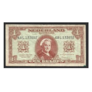 CÉDULA DOS PAÍSES BAIXOS 1 GULDEN MBC