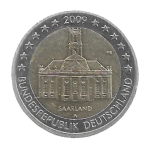 MOEDA DA ALEMANHA 2 EUROS 2009 A KM 276