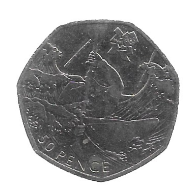 MOEDA DO REINO UNIDO 50 PENCE 2011 KM 1168