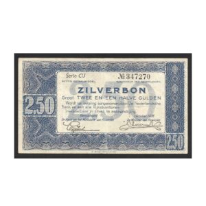 CÉDULA DOS PAÍSES BAIXOS 2,50 GULDEN 1938 P 62 MBC