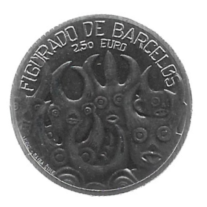 MOEDA DE PORTUGAL 2,50 EUROS 2016 KM 869