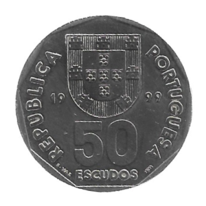 MOEDA DE PORTUGAL  50 ESCUDOS 1999 KM 636