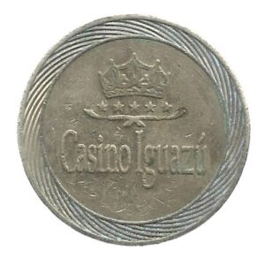 FICHA DO CASINO IGUAZÚ ARGENTINA 1 PESO