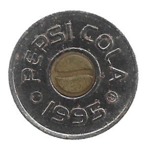 FICHA DA PEPSI-COLA 1995