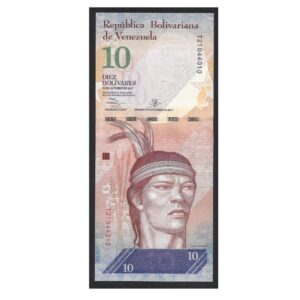 CÉDULA DA VENEZUELA 10 BOLÍVARES 2103 FE