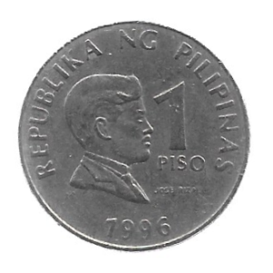 MOEDA DAS FILIPINAS 1 PISO 1996 KM 269