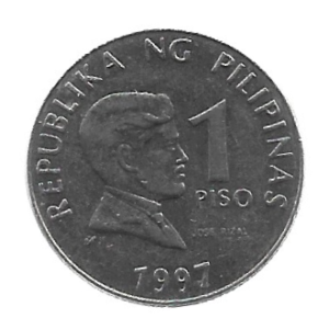 MOEDA DAS FILIPINAS 1 PISO 1997 KM 269