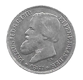 MOEDA DO BRASIL 200 RÉIS 1867 P 627 SOBERBA