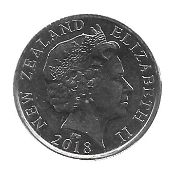 MOEDA DA NOVA ZELÂNDIA 50 CENTS 2018 KM 119.A - Imagem 2