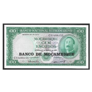 CÉDULA DE MOÇAMBIQUE 100 ESCUDOS SOB/FE