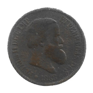 MOEDA DO BRASIL 20 RÉIS 1868  B 787