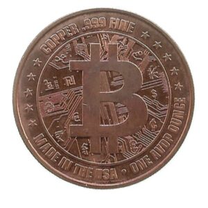 MEDALHA ALUSIVA AO BITCOIN