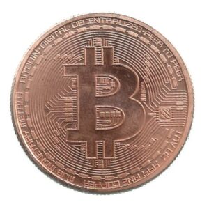 MEDALHA ALUSIVA AO BITCOIN
