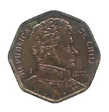 MOEDA DO CHILE 5 PESOS 2003 KM 232 - Imagem 2