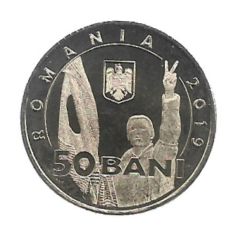 MOEDA DA ROMÊNIA 50 BANI 2019