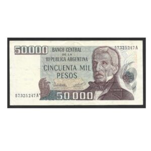 CÉDULA DA ARGENTINA 50000 PESOS SOBERBA