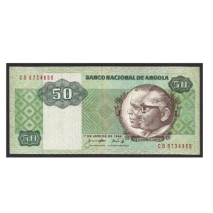 CÉDULA DE ANGOLA 50 KWANZAS 1984 MBC