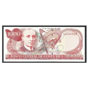 CÉDULA DA COSTA RICA 1000 COLONES 2004 FE