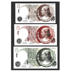 CÉDULAS DE FANTASIA ARGENTINA EVA PERON